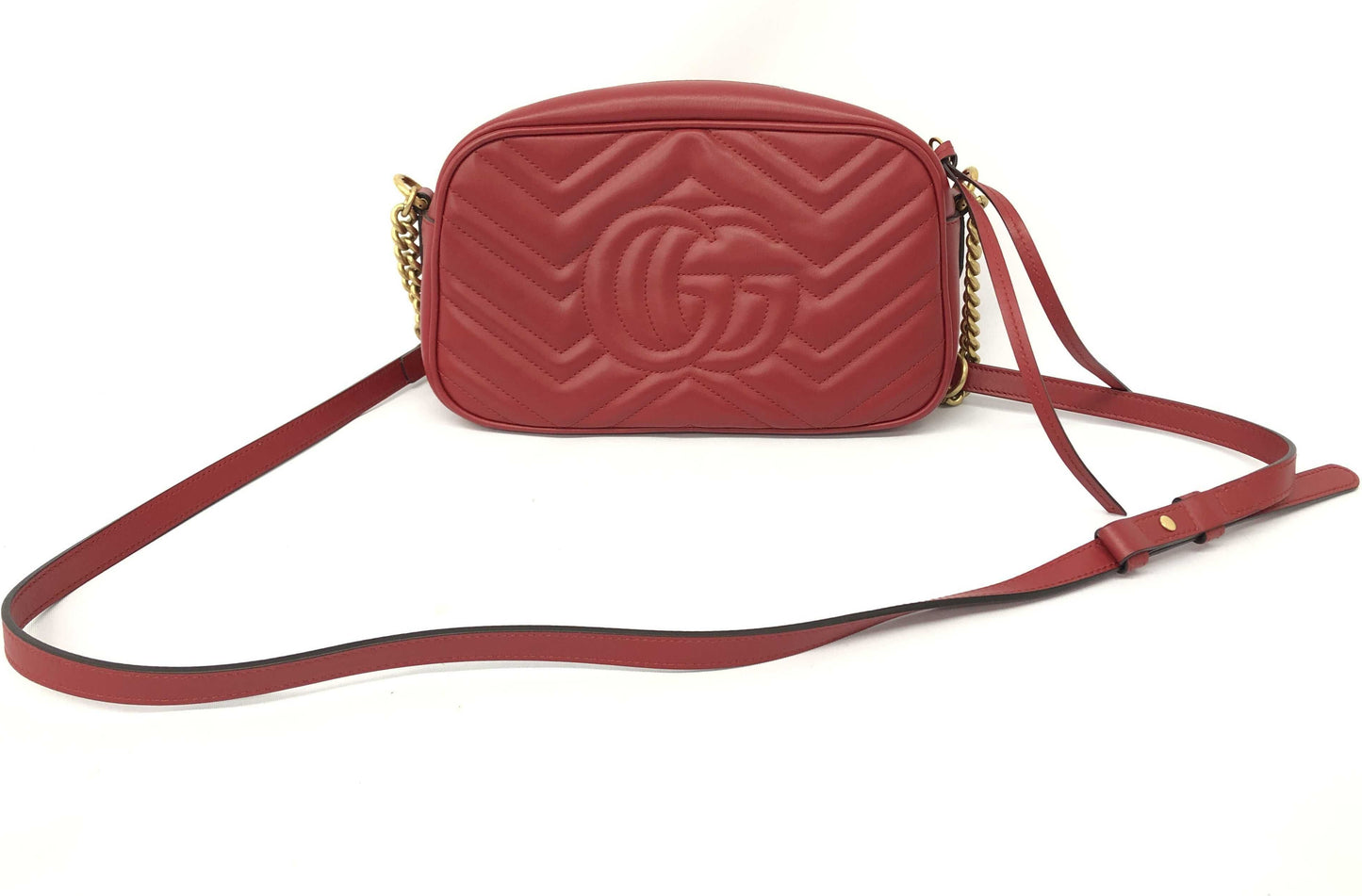 Gucci Marmont Shoulder Bag in Red